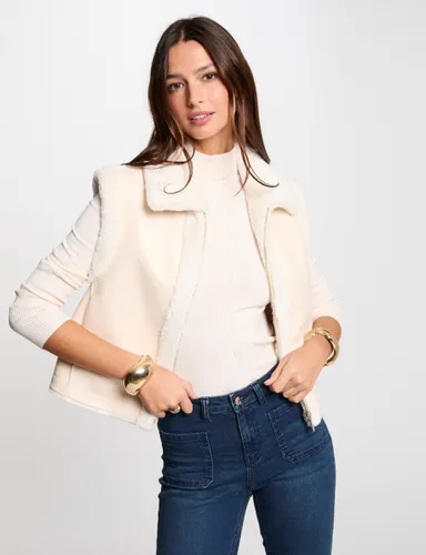 Blouson court sans manches - Morgan - Modalova