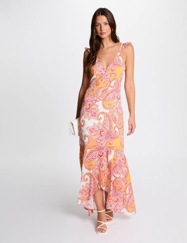 Robe longue ajustée imprimée - Morgan - Modalova
