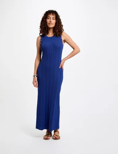 Robe tricot longue ajustée - Morgan - Modalova