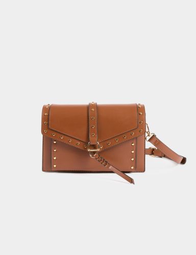 Sac avec clous marron femme - Morgan - Modalova