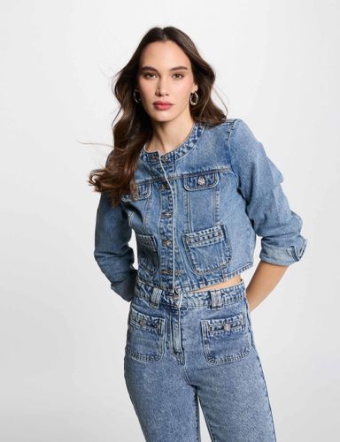 Veste courte en jean - Morgan - Modalova
