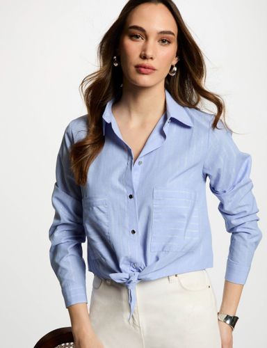 Chemise manches longues rayée - Morgan - Modalova