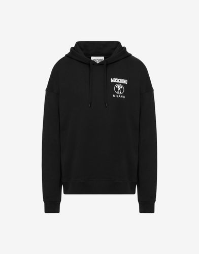 Sweat À Capuche Double Question Mark - Moschino - Modalova