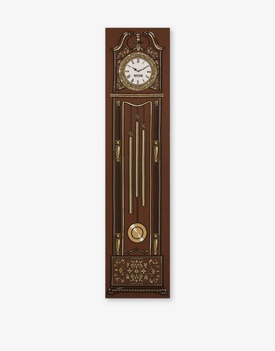 Écharpe En Laine Pendulum Clock - Moschino - Modalova