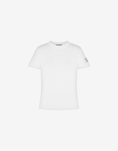 T-shirt En Interlock De Coton - Moschino - Modalova