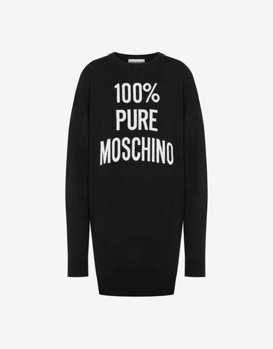 Robe En Laine 100% Pure Moschino - Moschino - Modalova