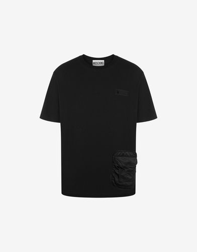 T-shirt En Coton Multipocket Details - Moschino - Modalova