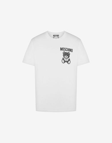 T-shirt En Jersey Small Teddy Mesh - Moschino - Modalova