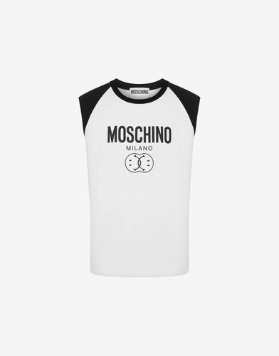 T-shirt Sans Manches Double Smiley® - Moschino - Modalova