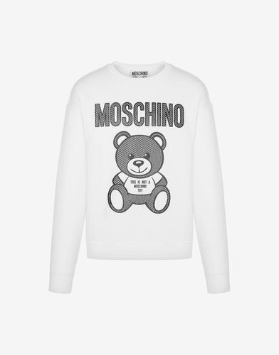 Sweat-shirt En Coton Biologique Teddy Mesh - Moschino - Modalova