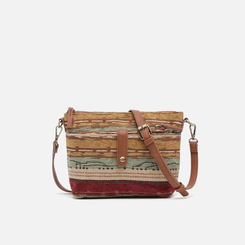 Vesuvio petit sac à bandoulière avec imprimé jacquard et petit vanity case - MISAKO - Modalova