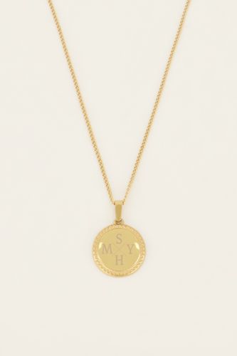 Collier long et médaillon à graver Atelier | - My jewellery - Modalova