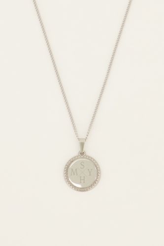 Collier long et médaillon à graver Atelier | - My jewellery - Modalova