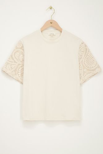 T-shirt avec manches brodées | - My jewellery - Modalova
