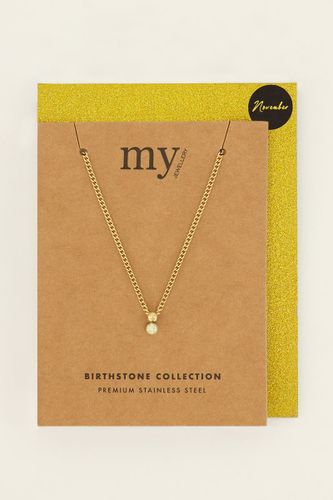 Collier avec pierre de naissance | - My jewellery - Modalova