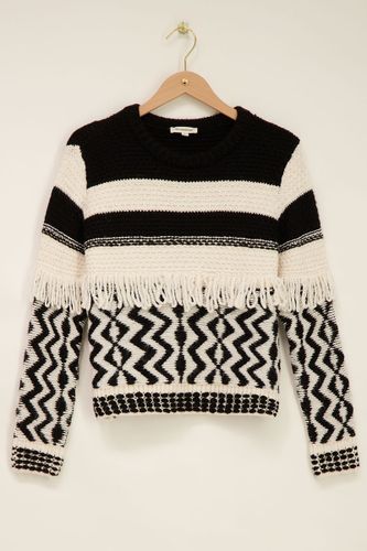Pull oversize en maille avec des franges | - My jewellery - Modalova