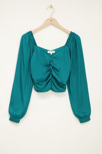 Top court satiné plissé | - My jewellery - Modalova