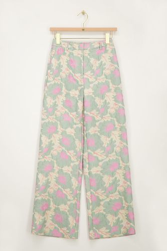 Pantalon large en jacquard à fleurs | - My jewellery - Modalova