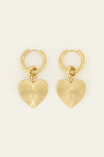 Boucles d'oreilles avec pendentif cœur | - My jewellery - Modalova