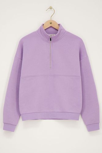 Pull demi-zip lilas | My Jewellery - My jewellery - Modalova