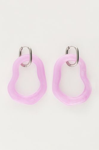 Maxi boucles d'oreilles Océan lilas | - My jewellery - Modalova