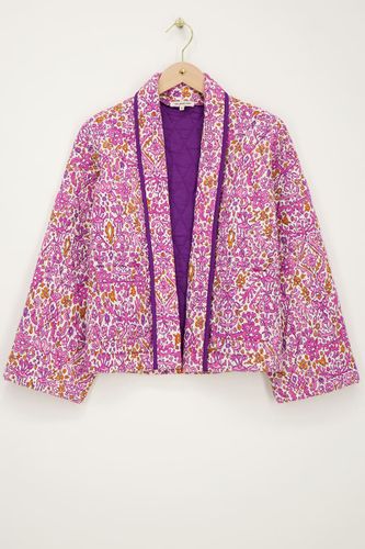 Veste kimono à imprimé floral ikat | - My jewellery - Modalova