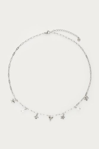 Collier à maillons minimalistes avec sept charms | - My jewellery - Modalova