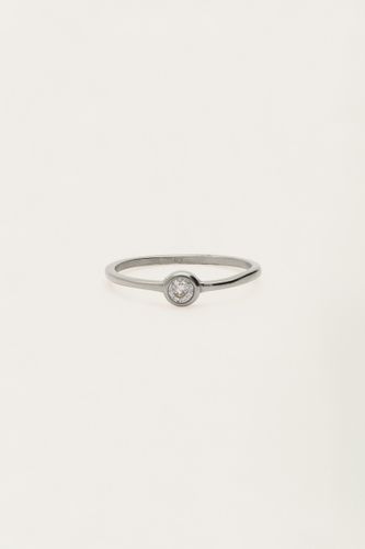 Bague minimaliste basique avec strass ronds | - My jewellery - Modalova