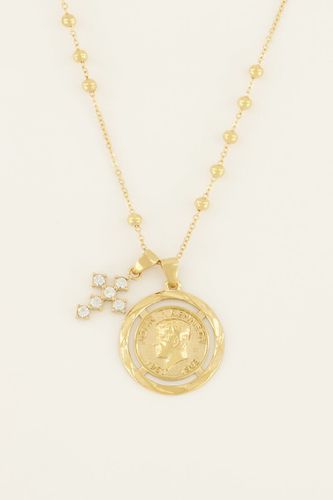 Collier Bold Spirit avec médaillon&croix | - My jewellery - Modalova
