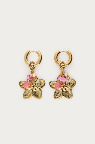 Créoles avec fleurs et perles | - My jewellery - Modalova