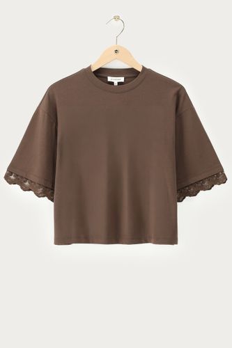 T-shirt boxy à manches en dentelle | - My jewellery - Modalova