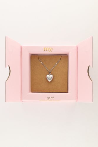 Collier avec cœur et pierre de naissance | - My jewellery - Modalova