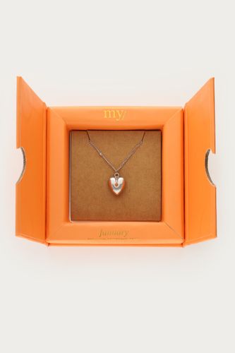 Collier avec cœur et pierre de naissance | - My jewellery - Modalova