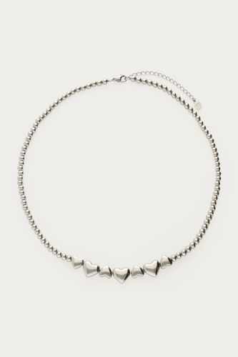 Collier avec cœur et perles fantaisie | - My jewellery - Modalova