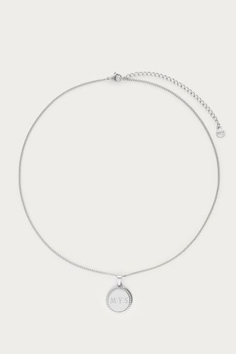 Collier court et médaillon à graver Atelier | - My jewellery - Modalova