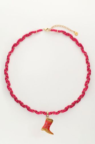Collier en cordon avec botte western | - My jewellery - Modalova
