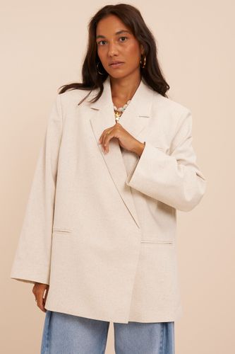 Blazer oversize aspect lin | - My jewellery - Modalova