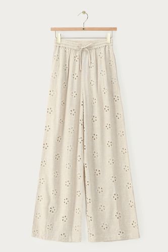 Pantalon avec broderies anglaises | - My jewellery - Modalova