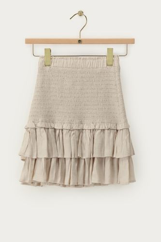 Jupe beige à smocks | My Jewellery - My jewellery - Modalova
