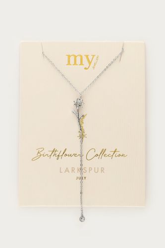 Collier à pendentif et strass Birth Flower | - My jewellery - Modalova