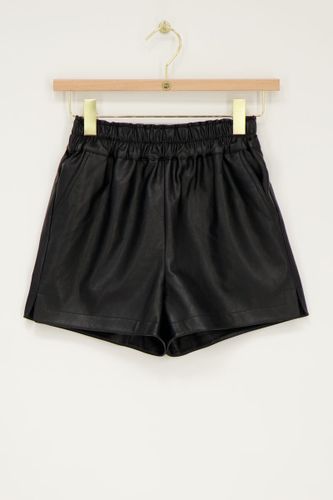 Short en simili cuir avec bandeélastique | - My jewellery - Modalova