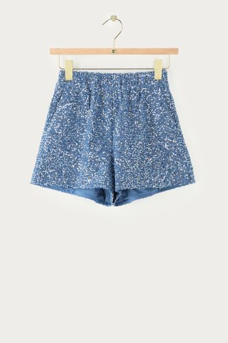 Short en denim à sequins | - My jewellery - Modalova