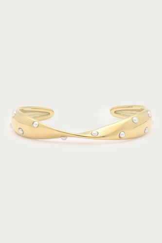 Bracelet jonc Bold torsadé avec perles fantaisie | - My jewellery - Modalova