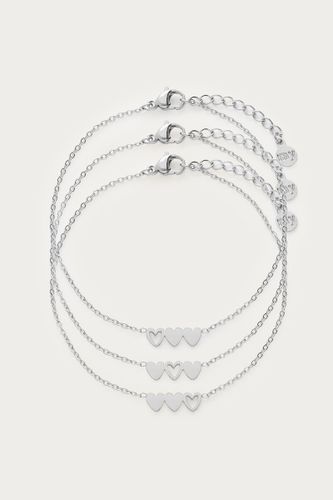 Ensemble de 3 bracelets à 3 coeurs | - My jewellery - Modalova