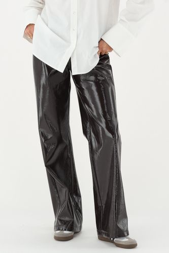 Pantalon aspect cuir verni | - My jewellery - Modalova