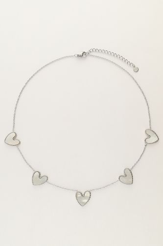 Collier fin avec cœurs en nacre | - My jewellery - Modalova