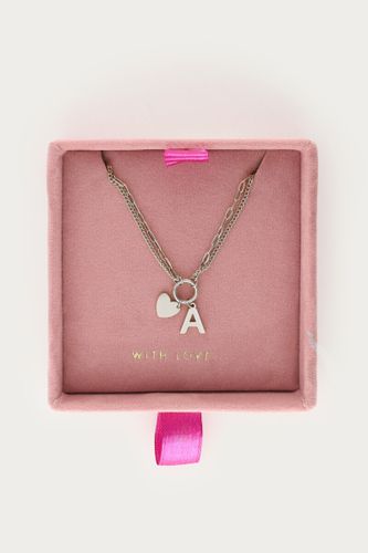 Chaîne à double maillon avec initiale | - My jewellery - Modalova