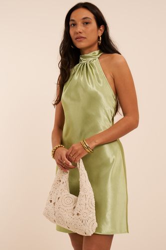 Robe satinée avec nœud | - My jewellery - Modalova