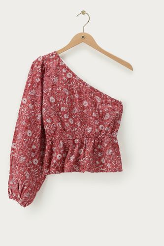 Top péplum asymétrique avec imprimé floral | - My jewellery - Modalova