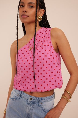 Top à pois asymétrique | - My jewellery - Modalova
